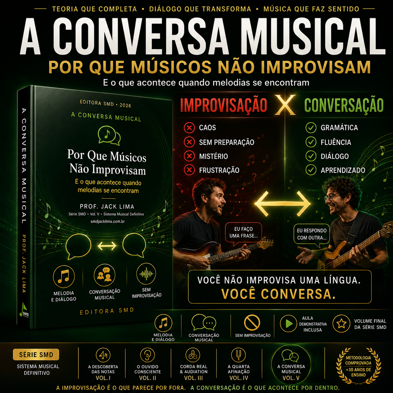 Vol. V — A Conversa Musical | E-book | Série SMD · Prof. Jack Lima
