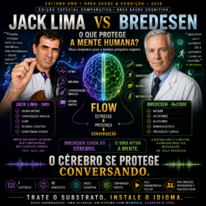 Edição Especial — Jack Lima vs Bredesen | E-book | O Idioma que o Protocolo ReCODE Não Viu | Área Saúde & Cognição · Editora SMD