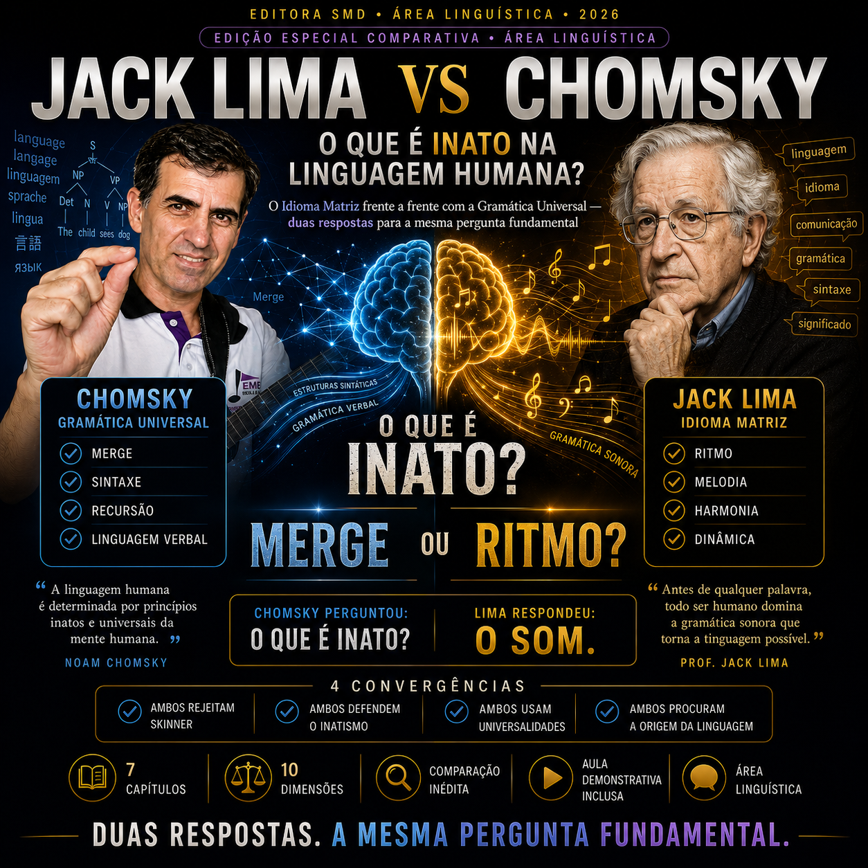 Edição Especial — Jack Lima vs Chomsky | E-book | O que é Inato na Linguagem Humana?