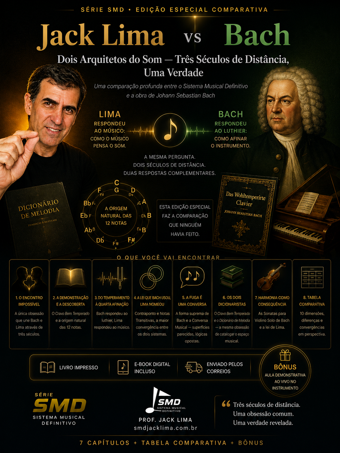 Edição Especial — Jack Lima vs Bach | E-book | Série SMD · Dois Arquitetos do Som